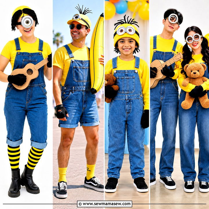 30 Easy Minion Costume Ideas for Playful Family Halloween