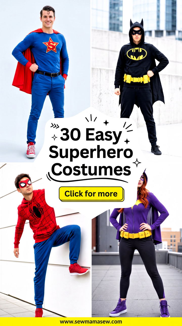 30 Easy Superhero Costumes - 30 Easy Superhero Costumes