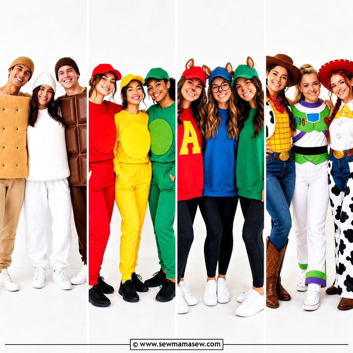 30 Easy Trio Halloween Costumes for a Fun Friends' Night Out