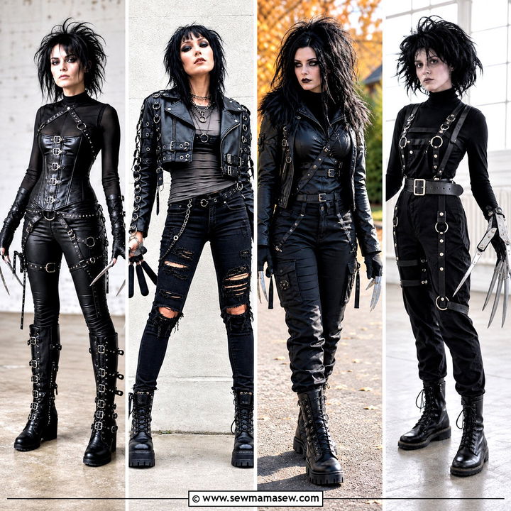 30 Edward Scissorhands Costume Ideas for Women: Gothic DIY