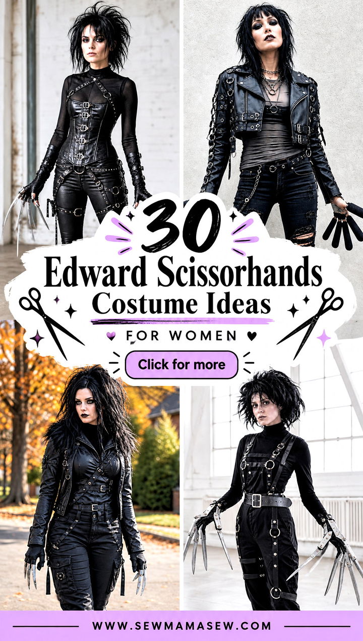 30 Edward Scissorhands Costume Ideas for Women - 30 Edward Scissorhands Costume Ideas for Women