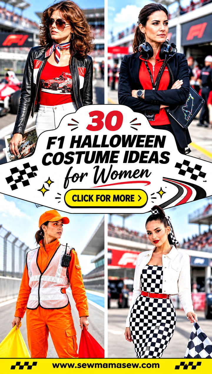 30 F1 Halloween Costume Ideas for Women - 30 F1 Halloween Costume Ideas for Women