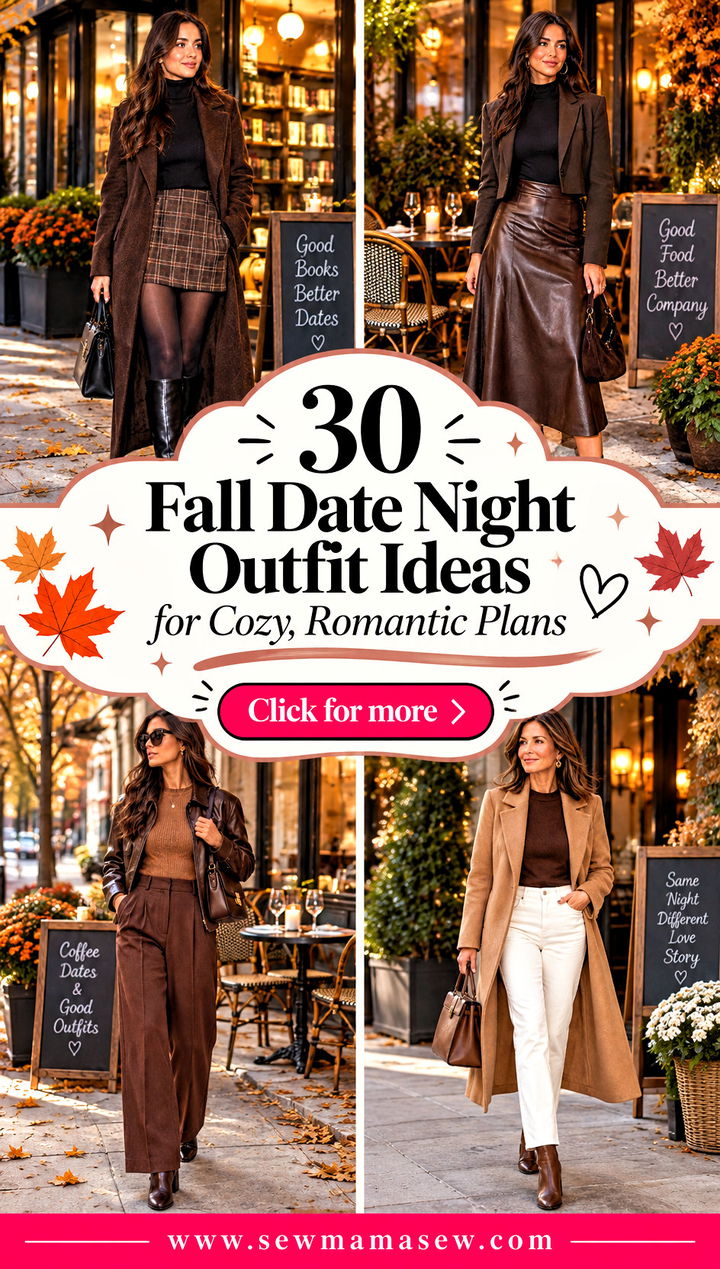 30 Fall Date Night Outfit Ideas for Cozy Romantic Plans - 30 Fall Date Night Outfit Ideas for Cozy, Romantic Plans