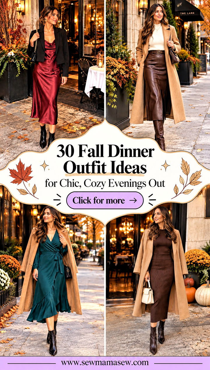 30 Fall Dinner Outfit Ideas for Chic Cozy Evenings Out - 30 Fall Dinner Outfit Ideas for Chic, Cozy Evenings Out