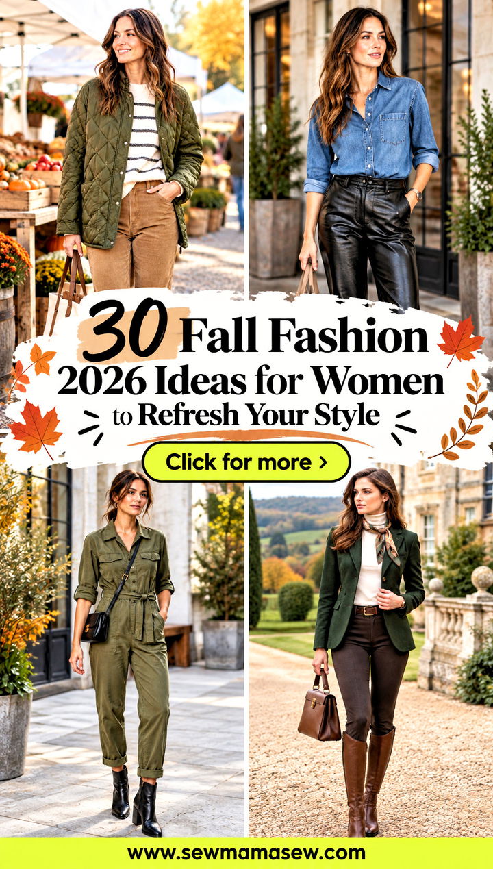 30 Fall Fashion 2026 Ideas for Women to Refresh Your Style - 30 Fall Fashion 2026 Ideas for Women to Refresh Your Style