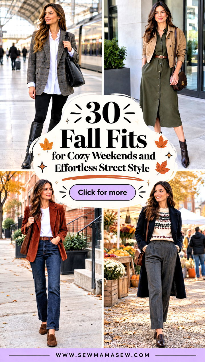 30 Fall Fits for Cozy Weekends and Effortless Street Style - 30 Fall Fits for Cozy Weekends and Effortless Street Style