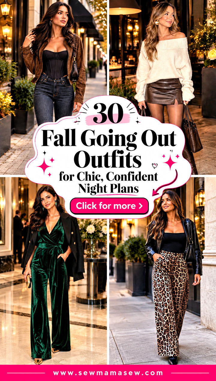 30 Fall Going Out Outfits for Chic Confident Night Plans - 30 Fall Going Out Outfits for Chic, Confident Night Plans