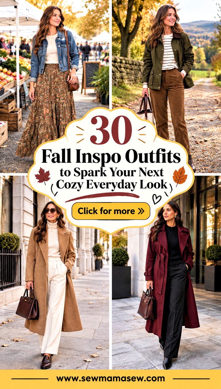 30 Fall Inspo Outfits to Spark Your Next Cozy Everyday Look - 30 Fall Inspo Outfits to Spark Your Next Cozy Everyday Look
