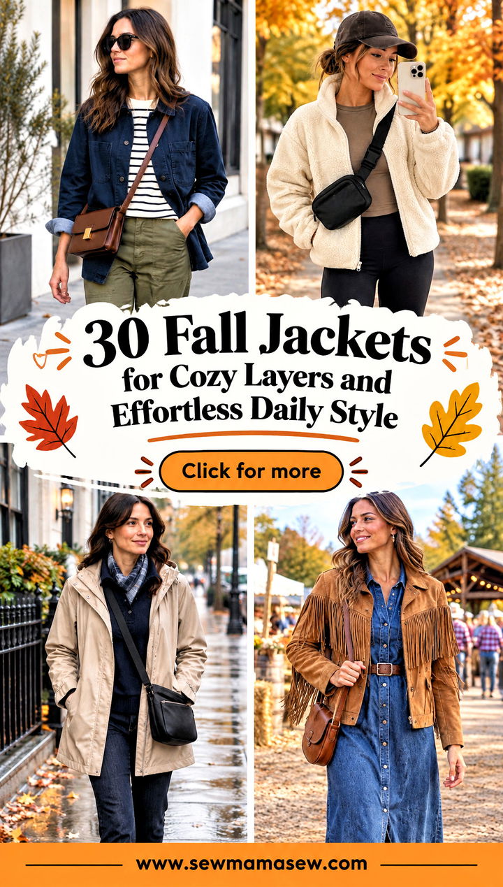30 Fall Jackets for Cozy Layers and Effortless Daily Style - 30 Fall Jackets for Cozy Layers and Effortless Daily Style