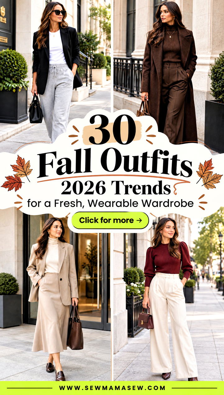 30 Fall Outfits 2026 Trends for a Fresh Wearable Wardrobe - 30 Fall Outfits 2026 Trends for a Fresh, Wearable Wardrobe