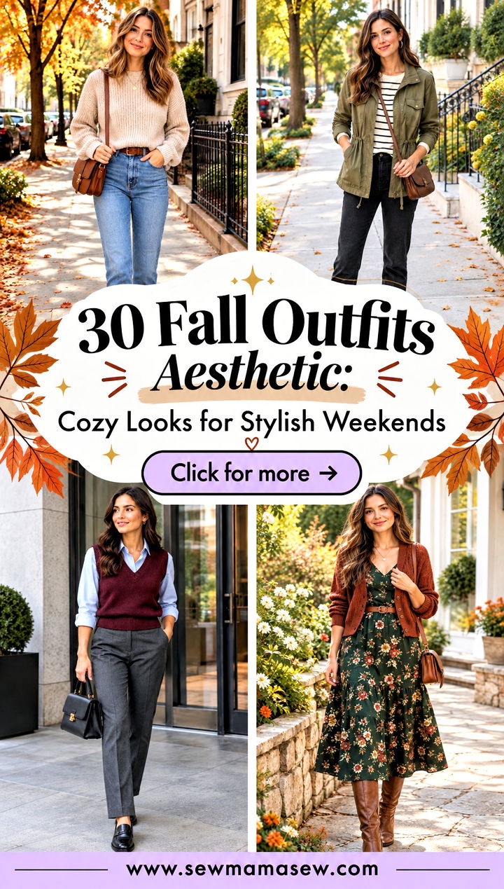 30 Fall Outfits Aesthetic Cozy Looks for Stylish Weekends - 30 Fall Outfits Aesthetic: Cozy Looks for Stylish Weekends