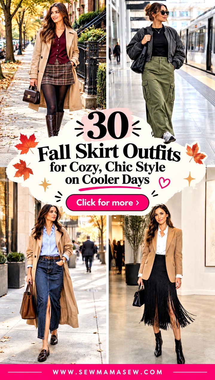 30 Fall Skirt Outfits for Cozy Chic Style on Cooler Days - 30 Fall Skirt Outfits for Cozy, Chic Style on Cooler Days