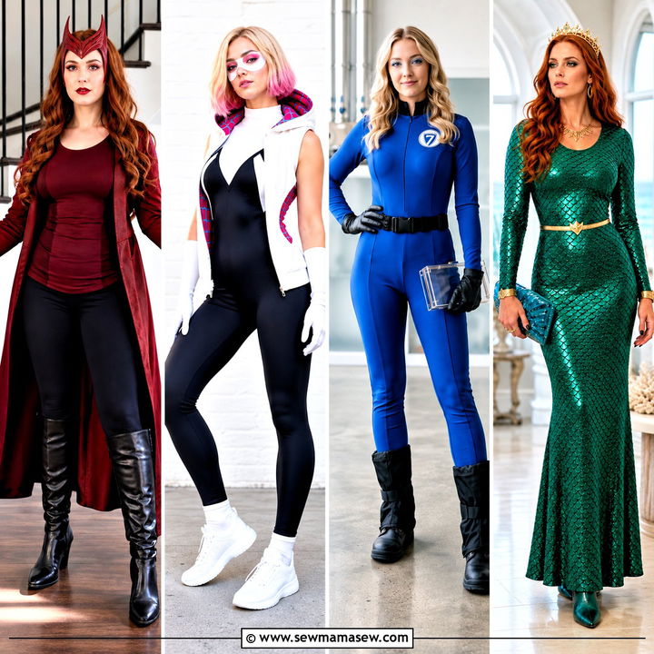 30 Female Superhero Costumes for a Powerful Party Look