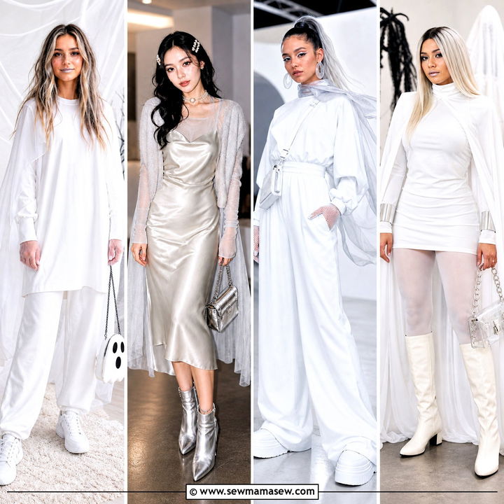 30 Ghost Outfit Ideas for a Spooky Halloween Party Entrance