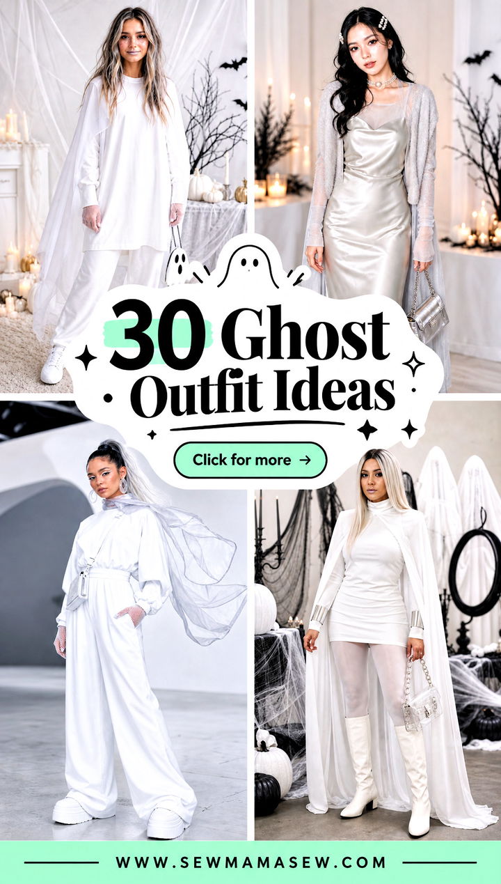 30 Ghost Outfit Ideas - 30 Ghost Outfit Ideas