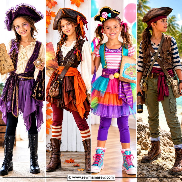 30 Girls Pirate Costume Ideas for a Spirited Halloween Crew