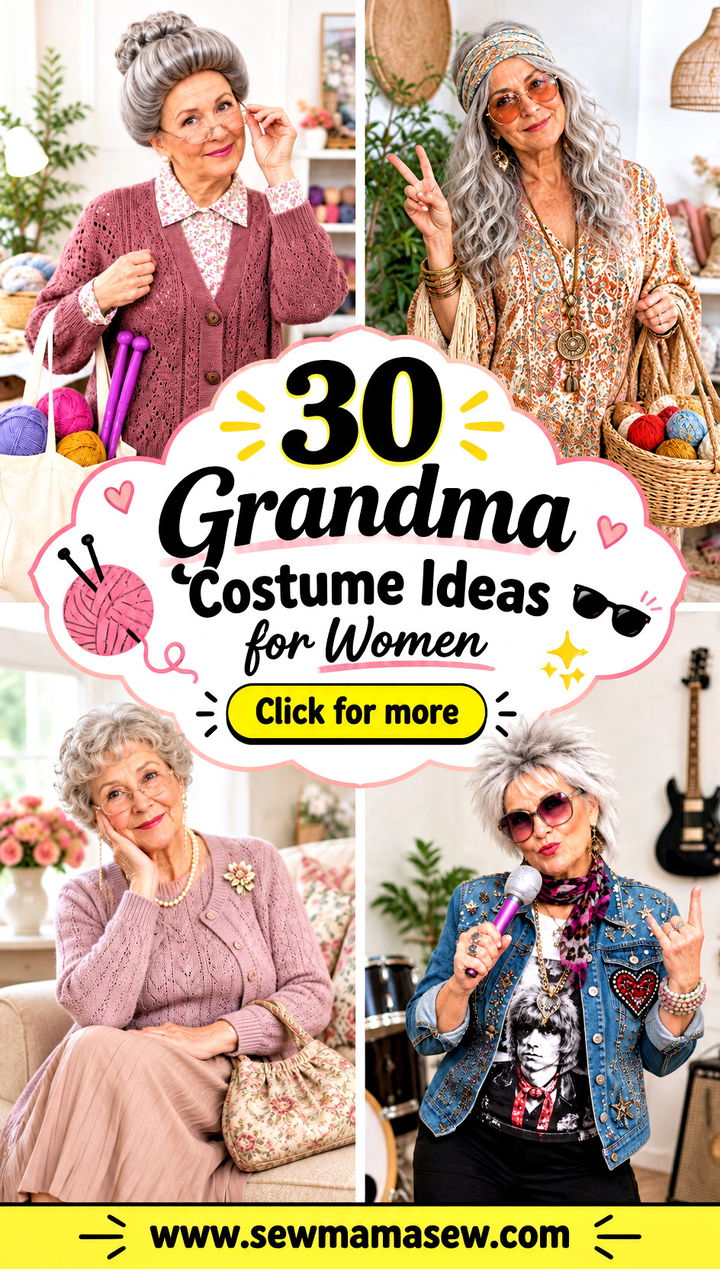 30 Grandma Costume Ideas for Women - 30 Grandma Costume Ideas for Women