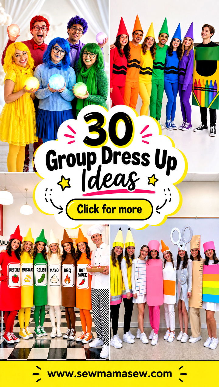 30 Group Dress Up Ideas - 30 Group Dress Up Ideas