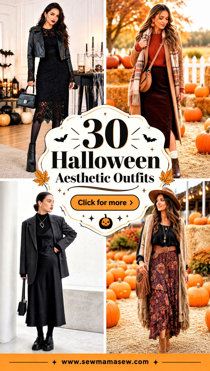 30 Halloween Aesthetic Outfits - 30 Halloween Aesthetic Outfits