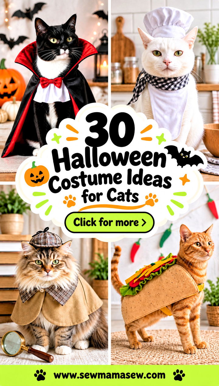 30 Halloween Costume Ideas for Cats - 30 Halloween Costume Ideas for Cats