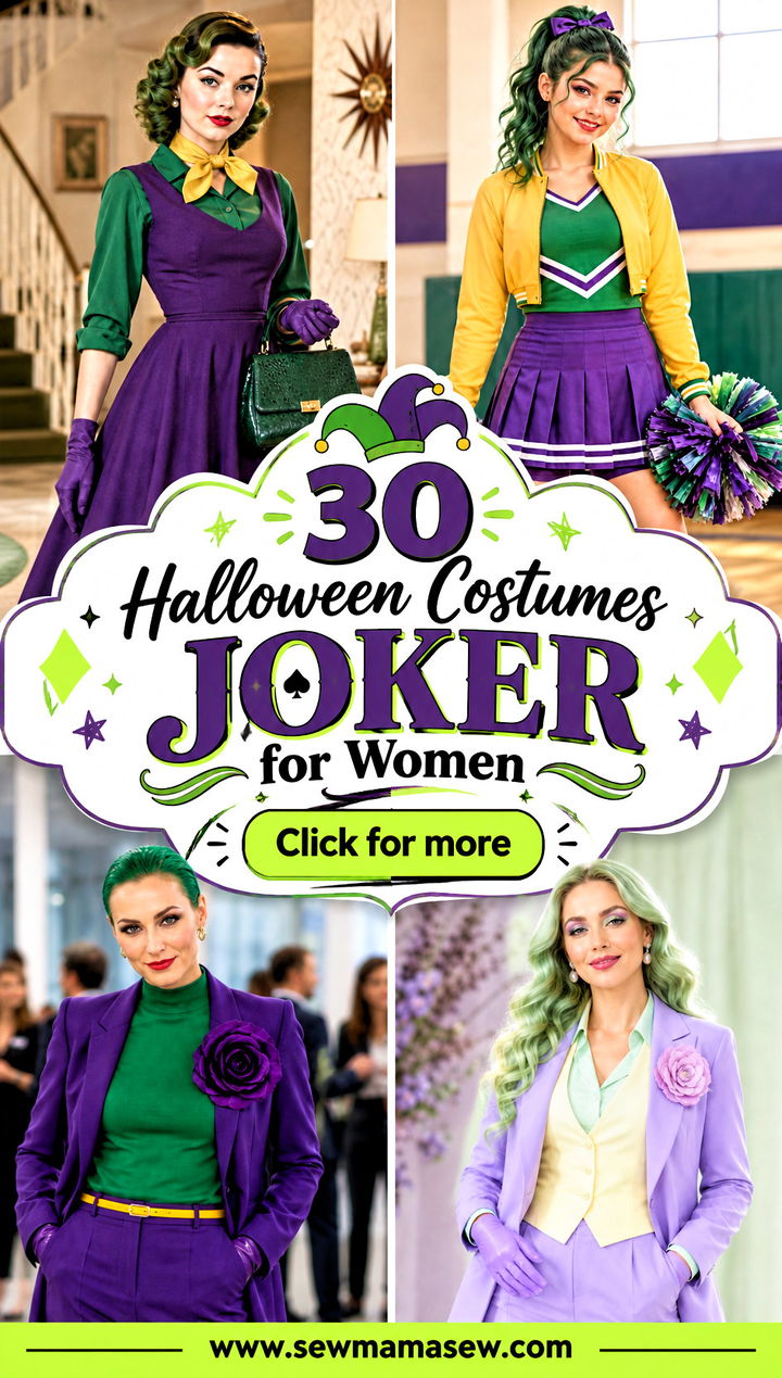 30 Halloween Costumes Joker for Women - 30 Halloween Costumes Joker for Women