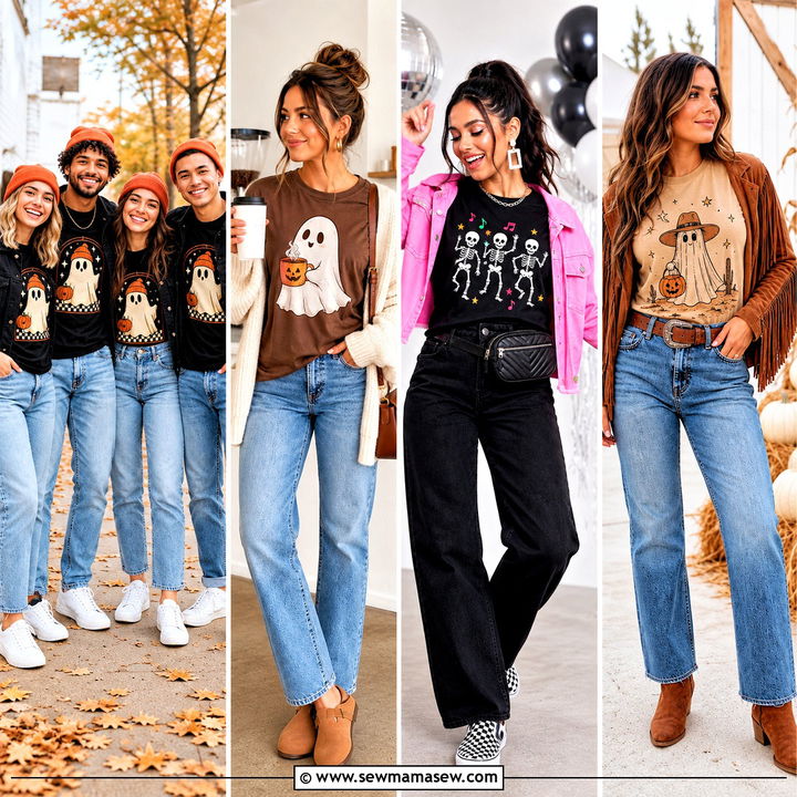 30 Halloween Shirt Design Ideas for Spooky DIY Projects
