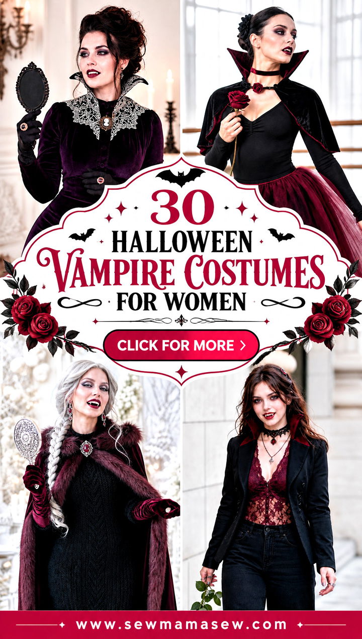 30 Halloween Vampire Costumes for Women - 30 Halloween Vampire Costumes for Women