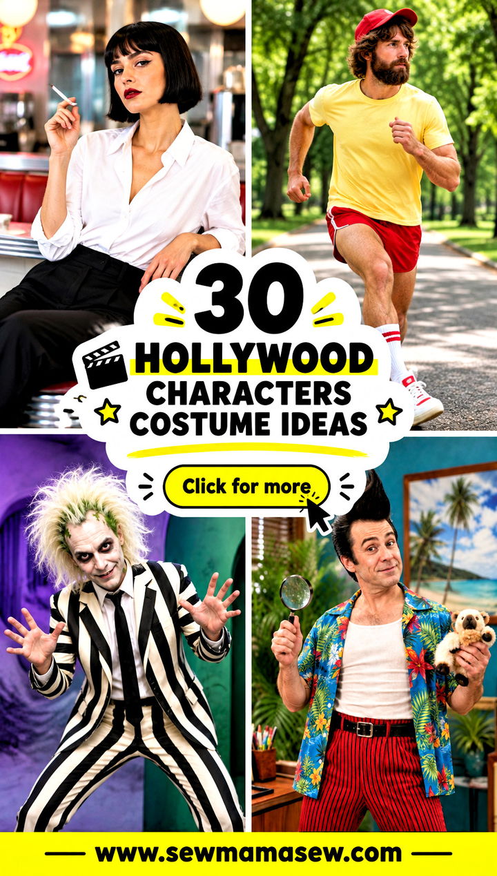 30 Hollywood Characters Costume Ideas - 30 Hollywood Characters Costume Ideas