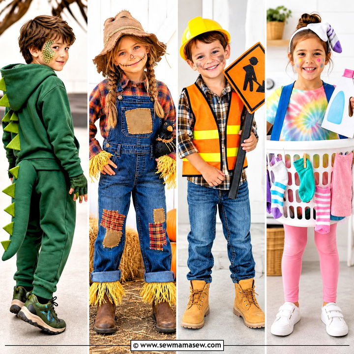 30 Homemade Costumes for Kids for a Fun DIY Halloween Night