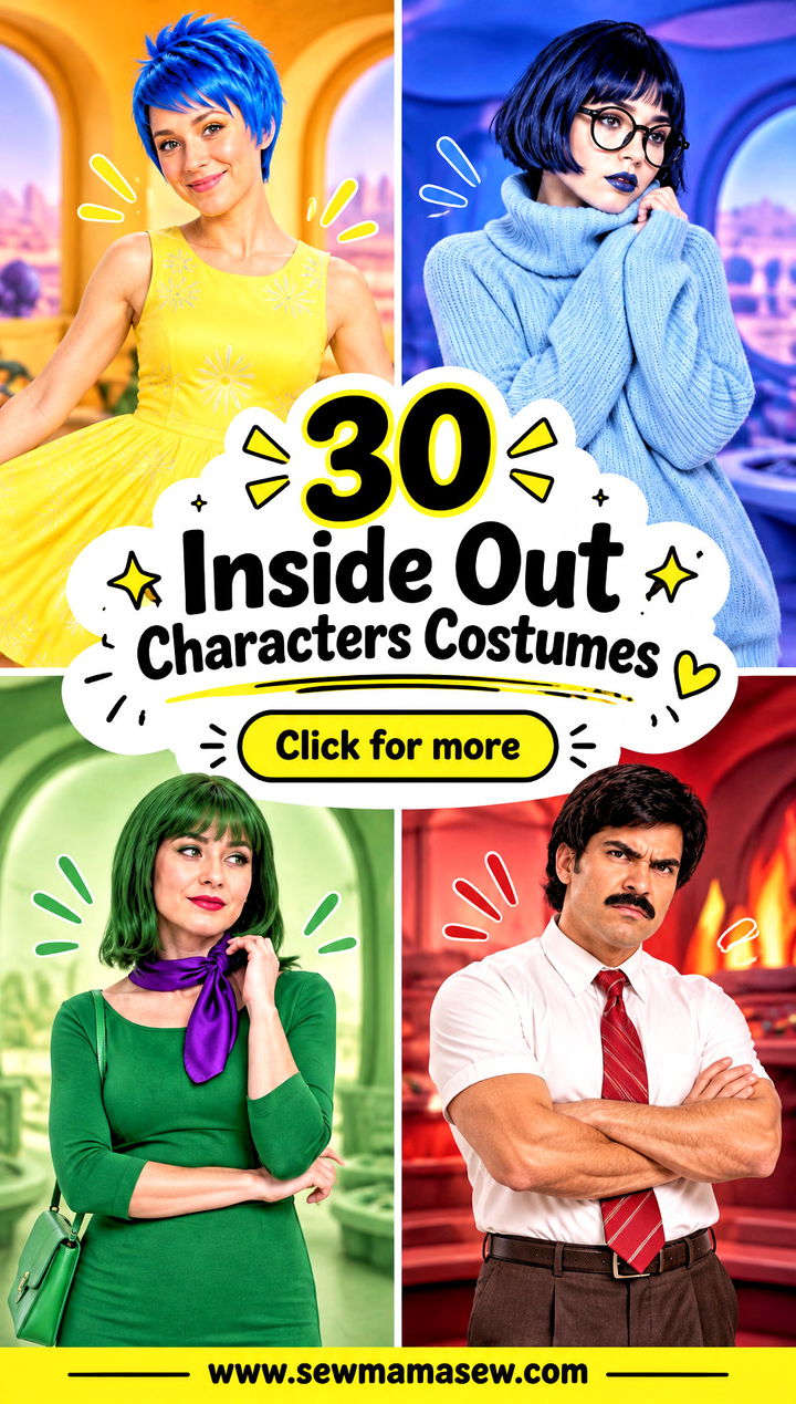 30 Inside Out Characters Costumes - 30 Inside Out Characters Costumes