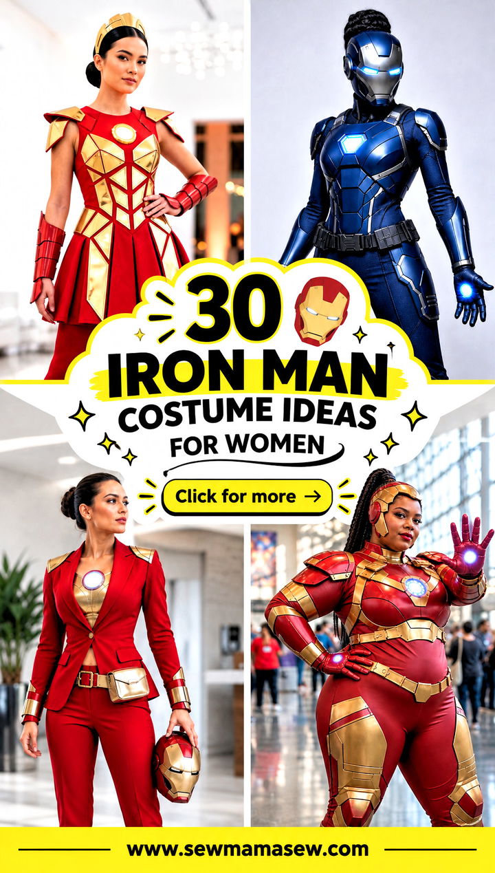 30 Iron Man Costume Ideas for Women - 30 Iron Man Costume Ideas for Women
