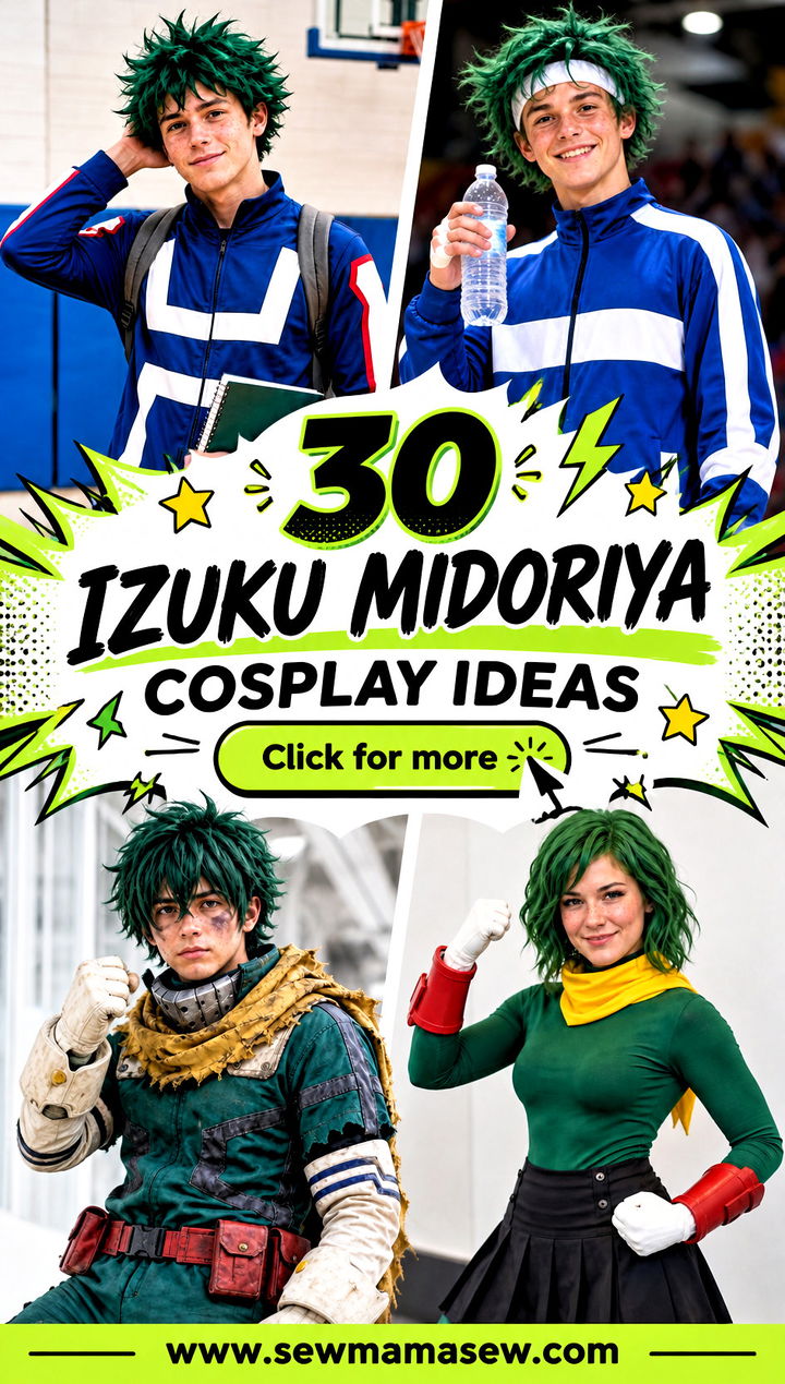 30 Izuku Midoriya Cosplay Ideas - 30 Izuku Midoriya Cosplay Ideas