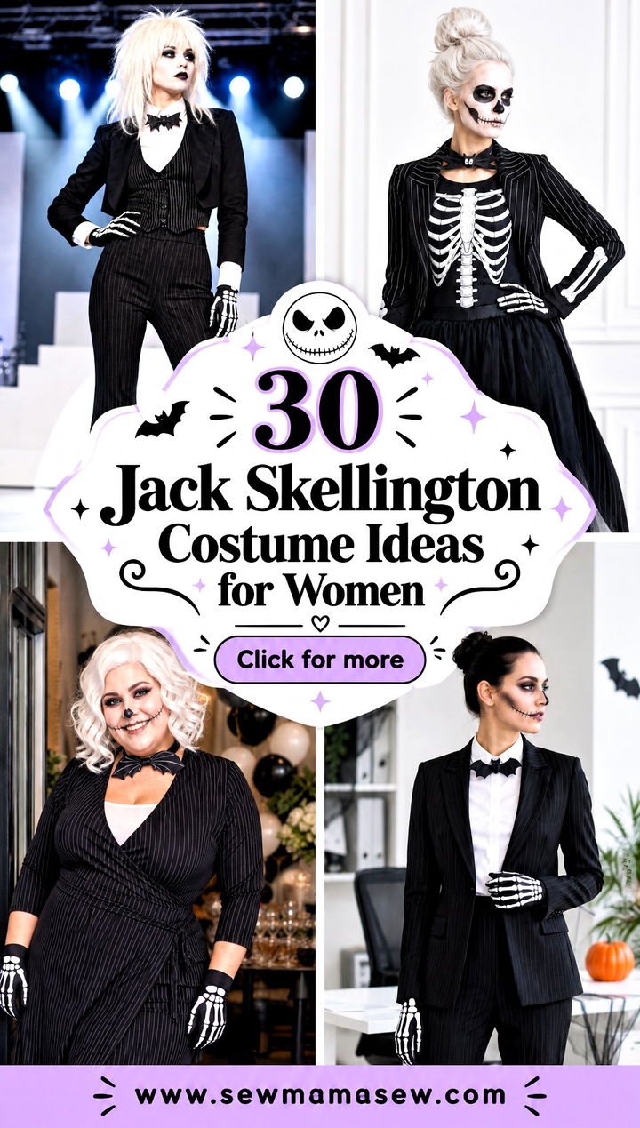 30 Jack Skellington Costume Ideas for Women - 30 Jack Skellington Costume Ideas for Women