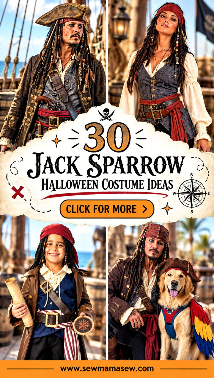 30 Jack Sparrow Halloween Costume Ideas - 30 Jack Sparrow Halloween Costume Ideas