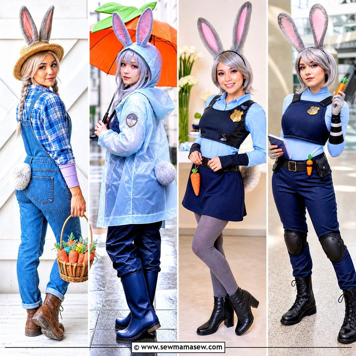 30 Judy Hops Costumes For a Playful Zootopia Halloween Look