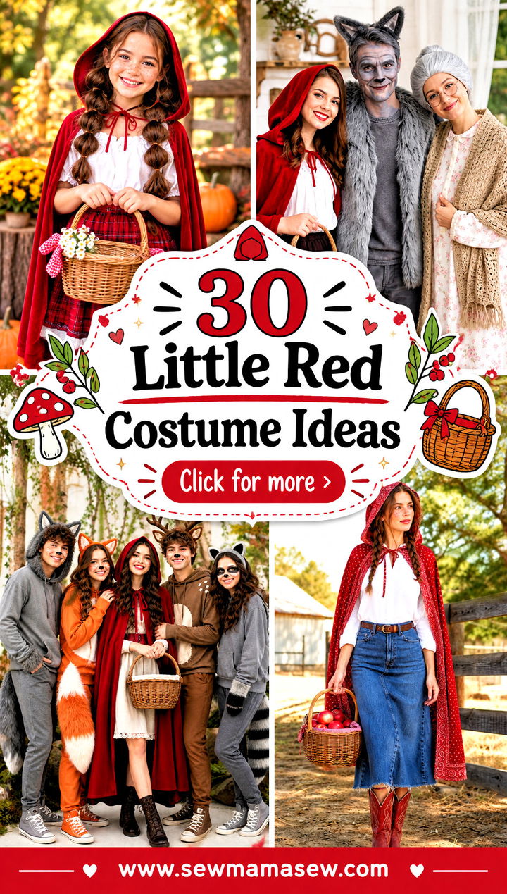 30 Little Red Costume Ideas - 30 Little Red Costume Ideas