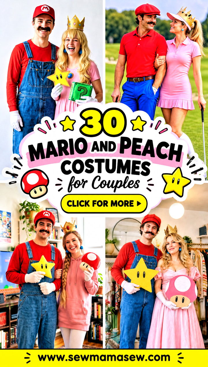 30 Mario And Peach Costumes for Couples - 30 Mario And Peach Costumes for Couples