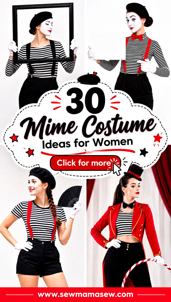 30 Mime Costume Ideas for Women - 30 Mime Costume Ideas for Women