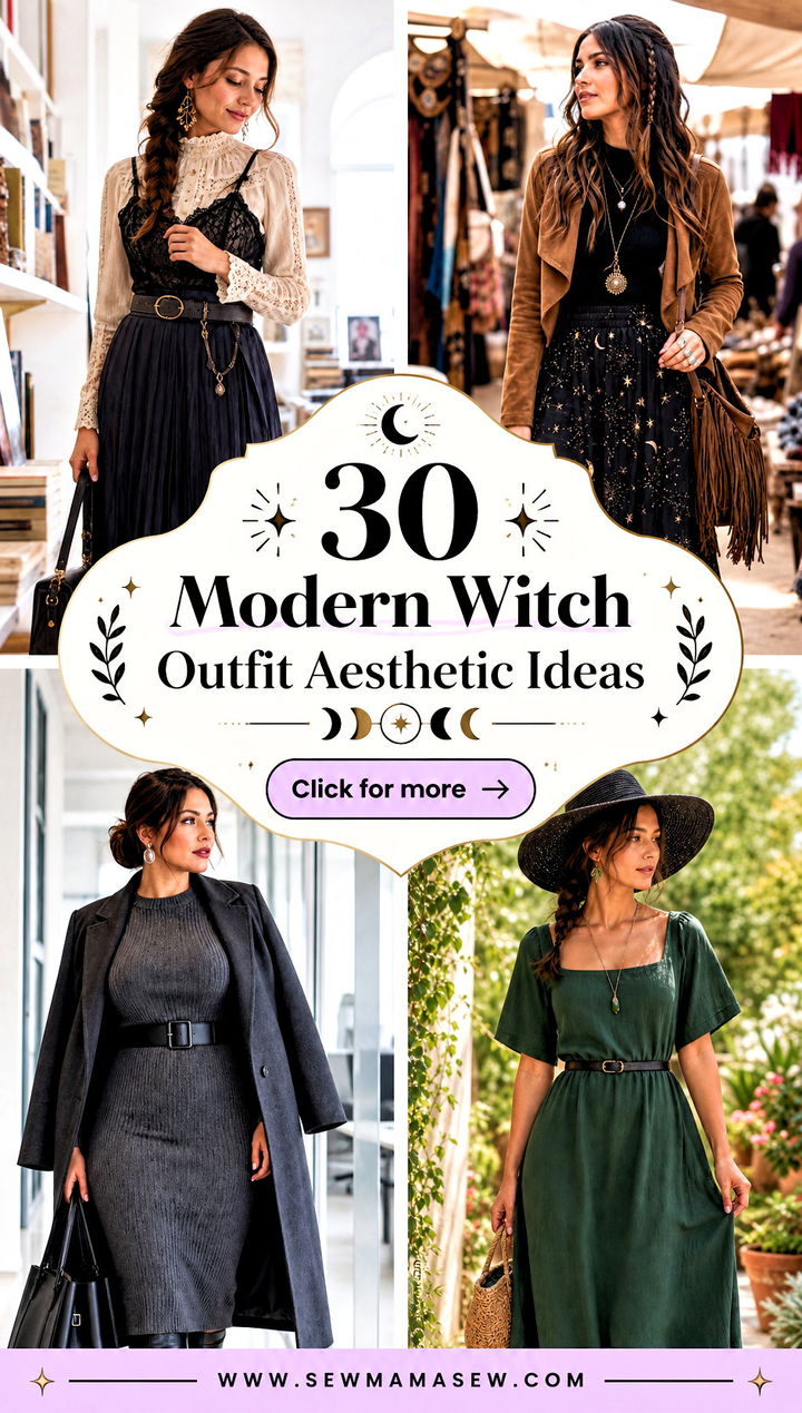 30 Modern Witch Outfit Aesthetic Ideas - 30 Modern Witch Outfit Aesthetic Ideas