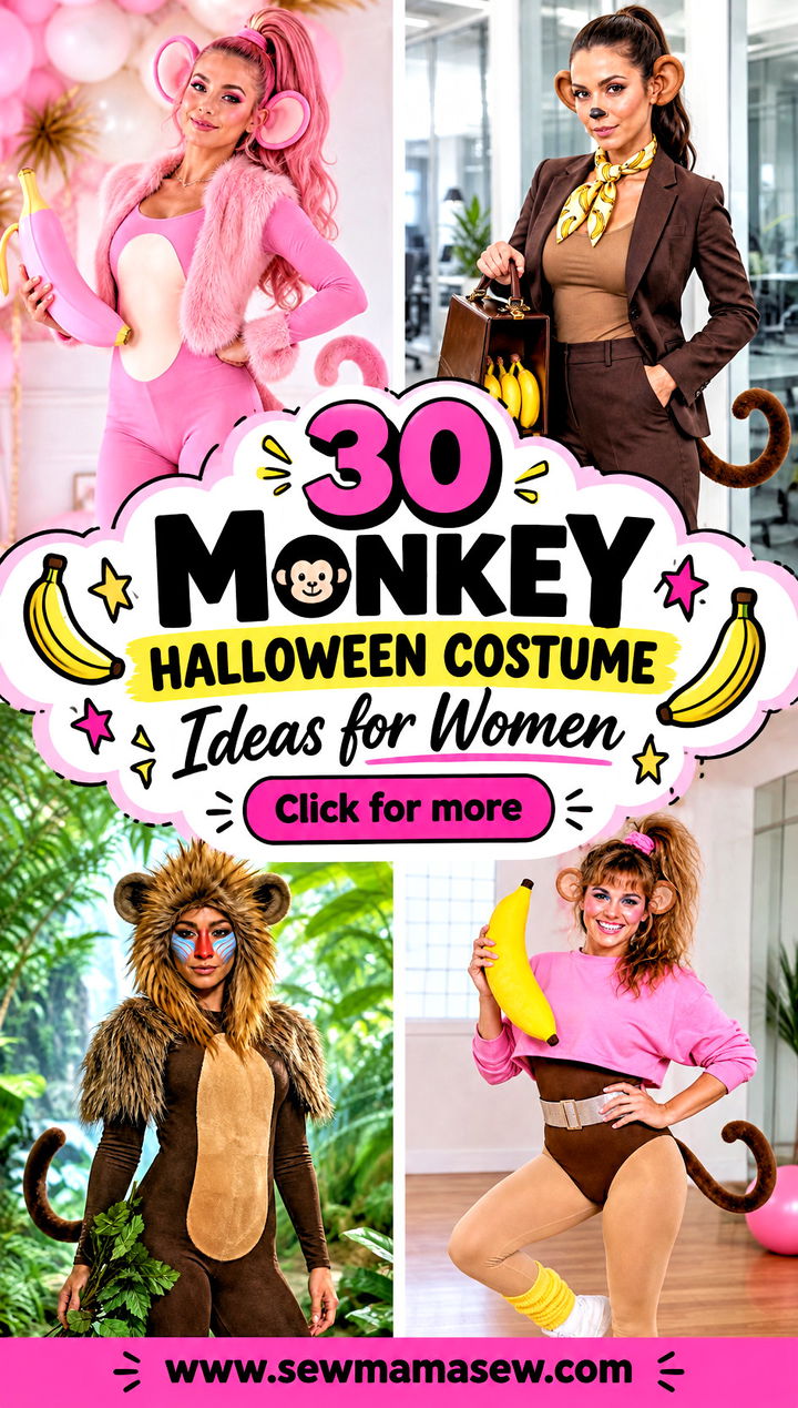 30 Monkey Halloween Costume Ideas for Women - 30 Monkey Halloween Costume Ideas for Women