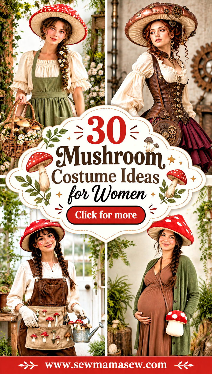 30 Mushroom Costume Ideas for Women - 30 Mushroom Costume Ideas for Women