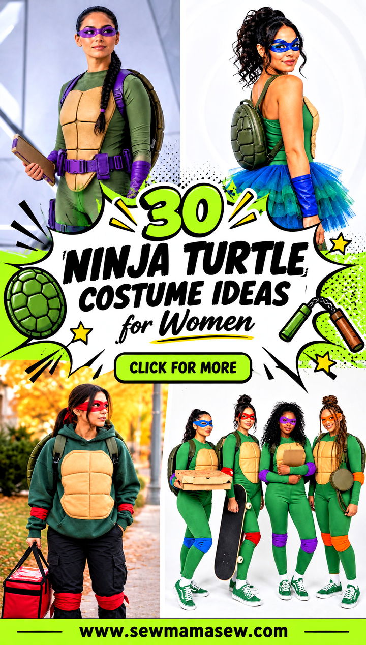 30 Ninja Turtle Costume Ideas for Women - 30 Ninja Turtle Costume Ideas for Women