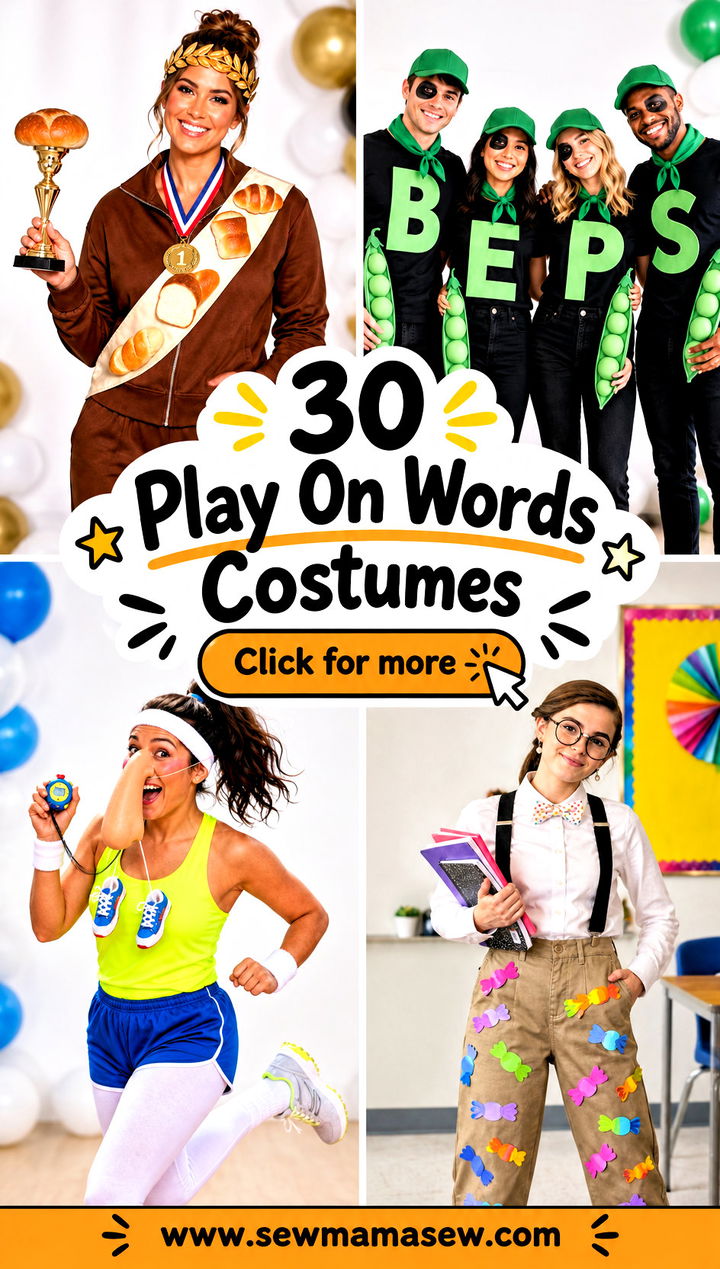 30 Play On Words Costumes - 30 Play On Words Costumes