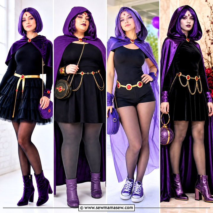 30 Raven Teen Titans Go Outfit Halloween Ideas: Dark Magic