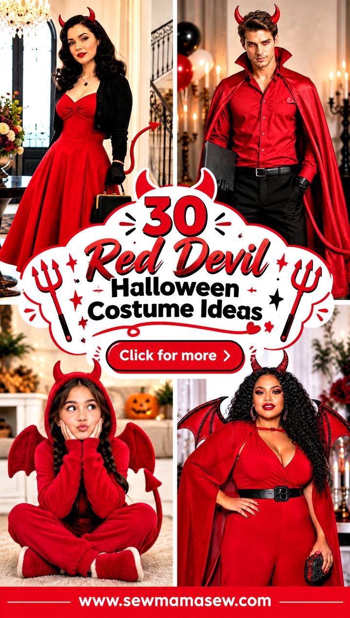 30 Red Devil Halloween Costume Ideas - 30 Red Devil Halloween Costume Ideas
