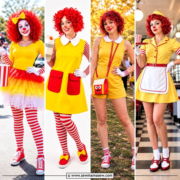 30 Ronald Mcdonald Costume Ideas for Women