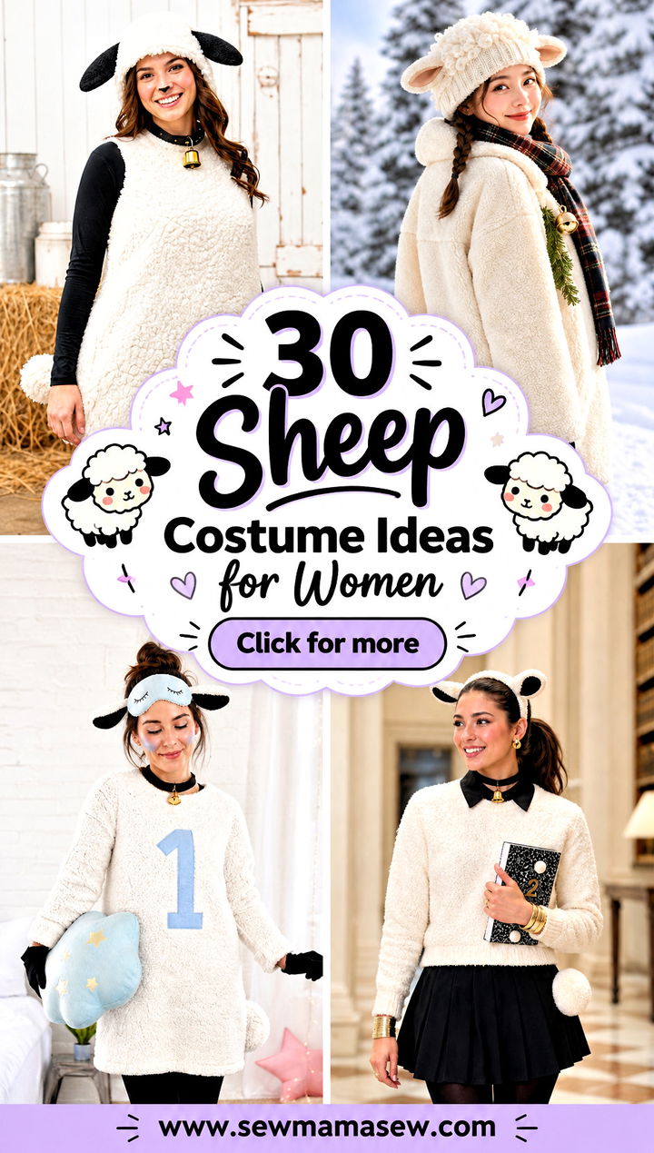 30 Sheep Costume Ideas for Women - 30 Sheep Costume Ideas for Women