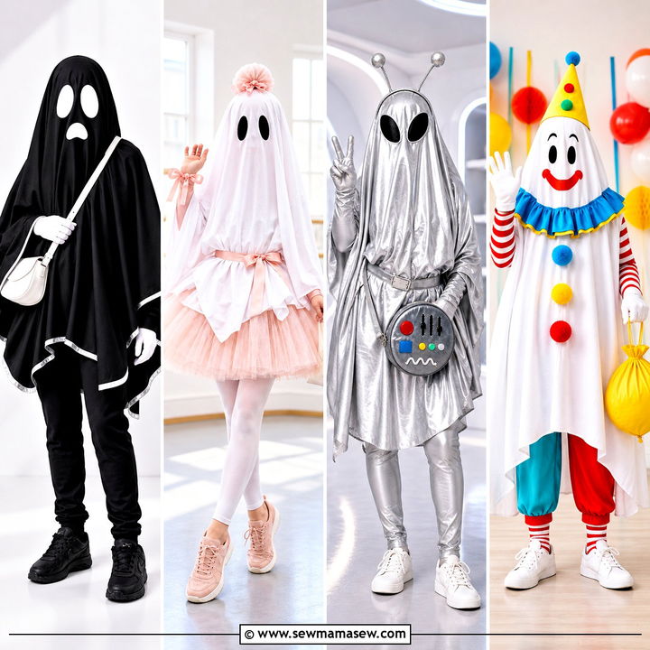 30 Sheet Ghost Costume Ideas for a Playful DIY Halloween