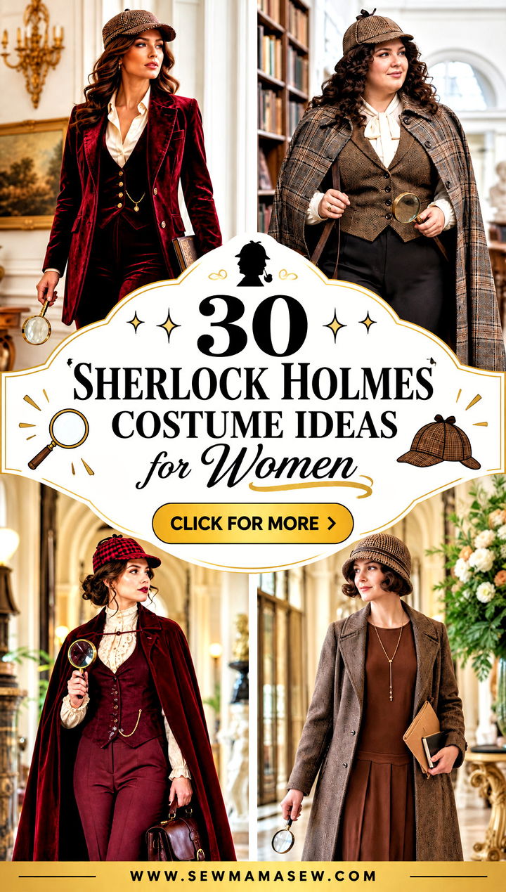 30 Sherlock Holmes Costume Ideas for Women - 30 Sherlock Holmes Costume Ideas for Women