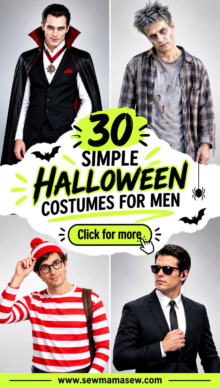 30 Simple Halloween Costumes for Men - 30 Simple Halloween Costumes for Men
